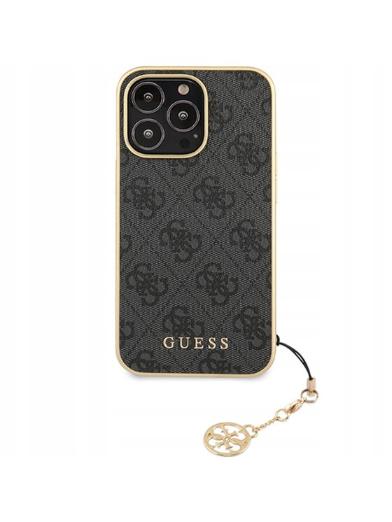 Guess Guess Etui na telefon 4G Charms Collection Szary