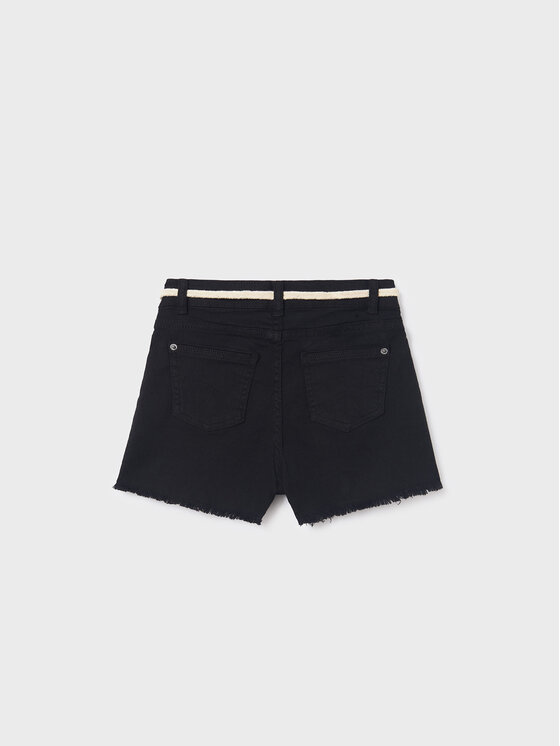 Pantaloncini di tessuto 275 Nero Regular Fit