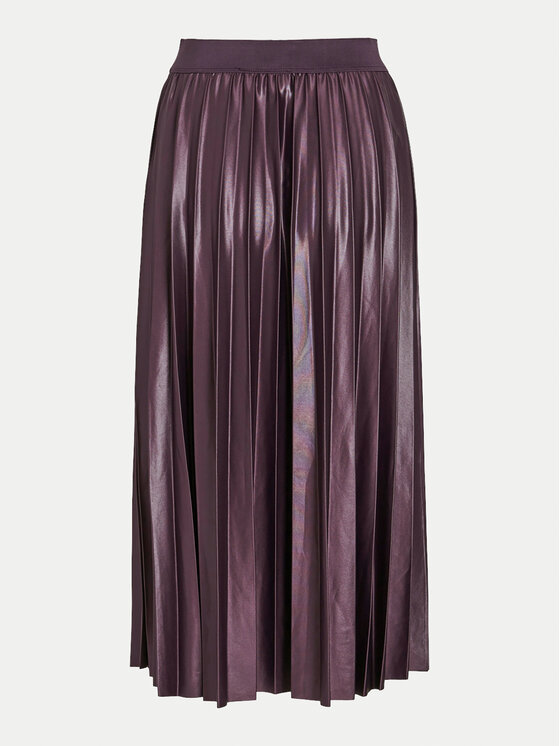 Vila Vila Plisuotas sijonas Nitban 14063241 Violetinė Regular Fit