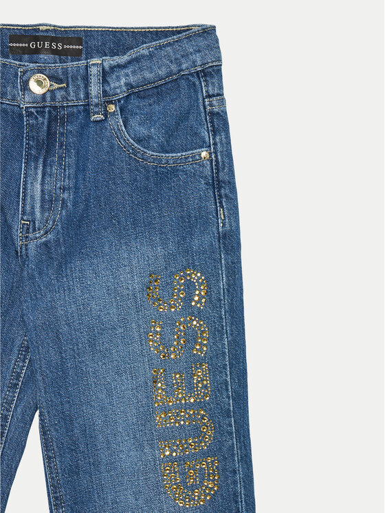 Guess Guess Blugi J4YA12 D45E0 Albastru Regular Fit