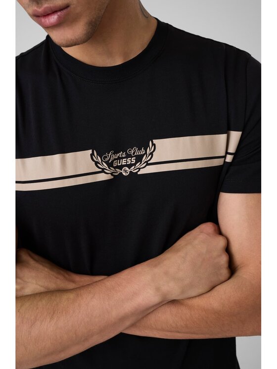 Guess Guess T-Shirt 183445 Czarny Classic Fit