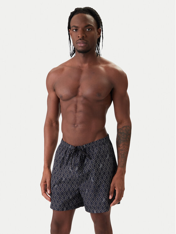 KARL LAGERFELD KARL LAGERFELD Pantaloncini da bagno B1M46003 Blu scuro Regular Fit