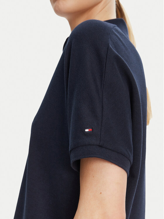 Tommy Hilfiger Tommy Hilfiger Polo WW0WW44512 Granatowy Relaxed Fit