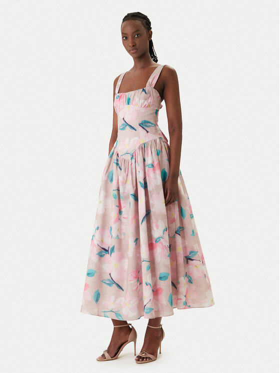 Bardot Bardot Sukienka koktajlowa Cartia 60403DB Różowy Regular Fit