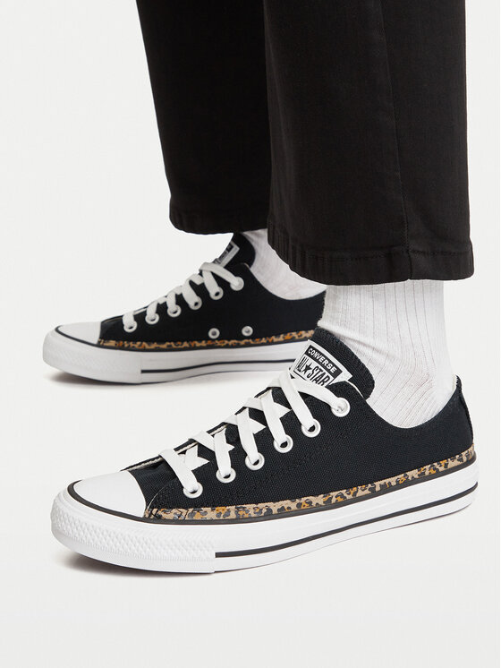 Converse Tornacipő CHUCK TAYLOR ALL STAR LEOPARD A19180C Fekete