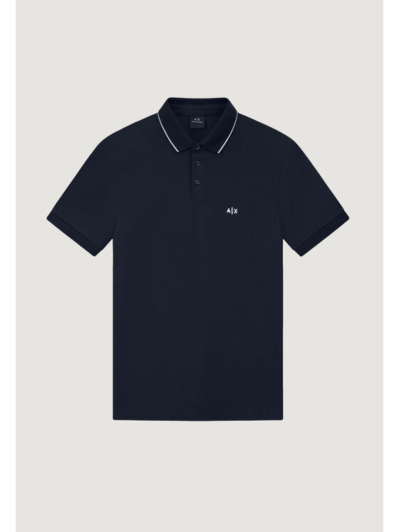 Armani Exchange Armani Exchange Polo 30616 Niebieski Comfort Fit