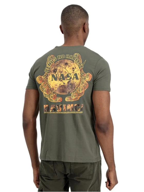 Alpha Industries Alpha Industries T-Shirt AI.136508-142-3XL Zelená Regular Fit