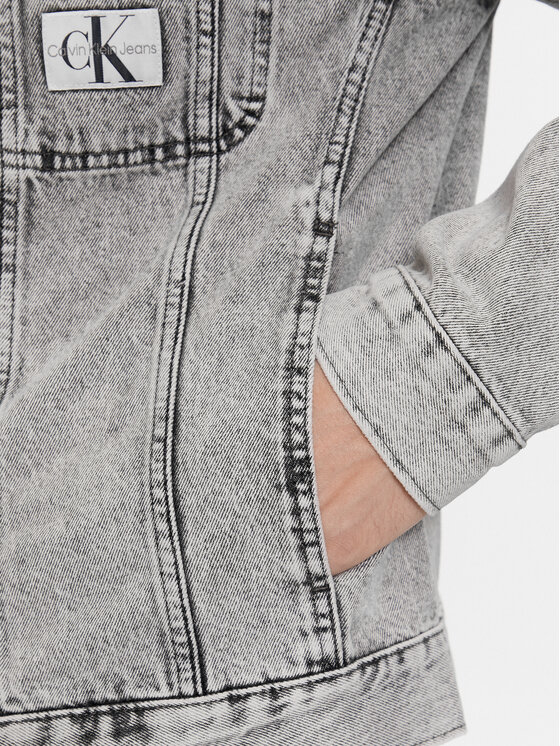 Calvin Klein Jeans Calvin Klein Jeans Giacca di jeans 90's J30J324574 Grigio Regular Fit