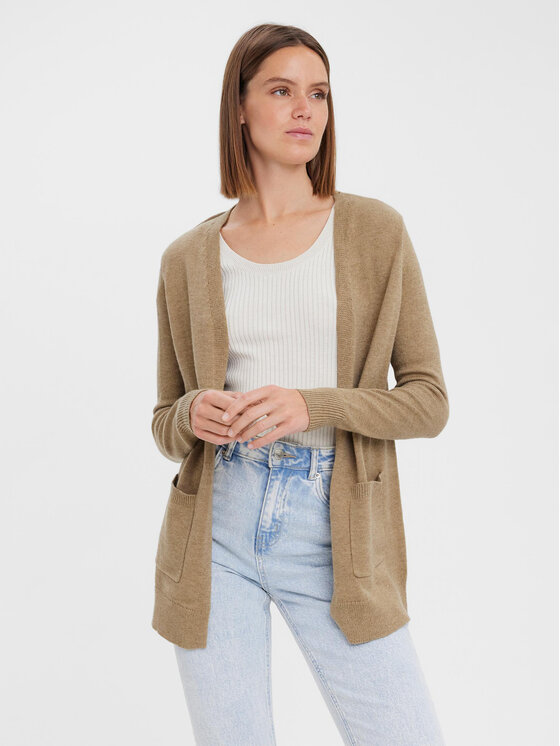 Vero Moda Cardigan 10269434 Beige Regular Fit, taglia : XS