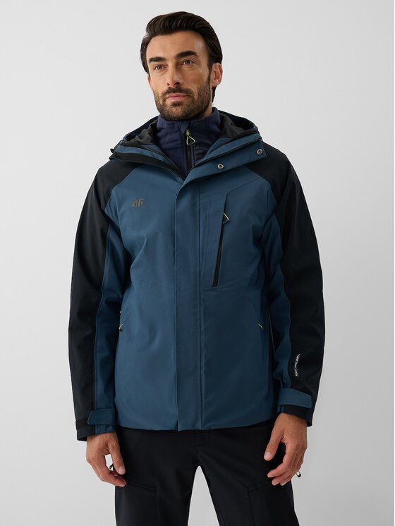 4F 4F Giacca outdoor 4FRAW26TTJAM1354-32S Blu scuro Regular Fit