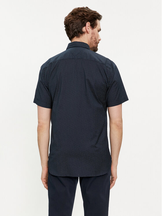 Tommy Hilfiger Tommy Hilfiger Koszula MW0MW36138 Granatowy Regular Fit