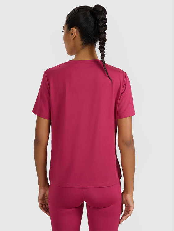 4F 4F Koszulka techniczna MULTI ACTIVE Bordowy Regular Fit