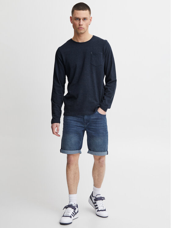 Longsleeve 20715015 Blu scuro Regular Fit