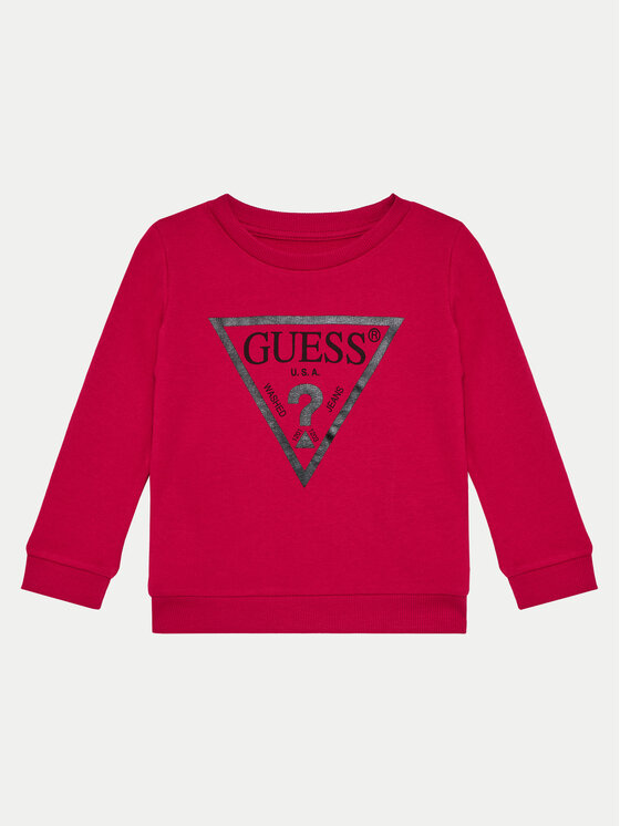 Dziewczęca Bluza Guess, Rozmiar 5Y, Czerwona, K74Q12 KAUG0