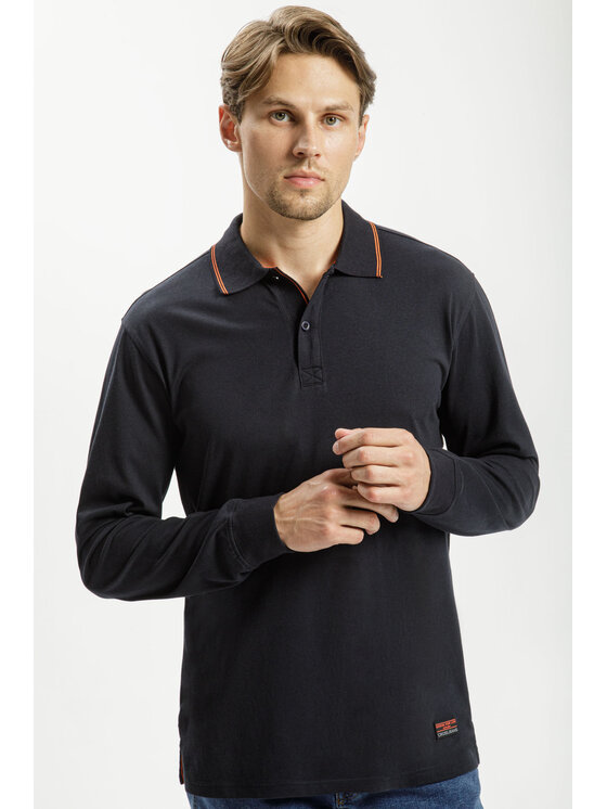 Longsleeve, rozmiar L, Granatowy, 16038-001