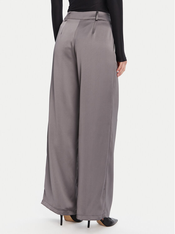 Rinascimento Rinascimento Palazzo kalhoty CFC0124993003 Šedá Wide Leg