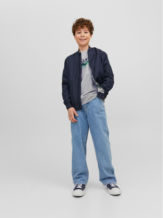 Jack&Jones Junior Jack&Jones Junior Majica dugih rukava 12235502 Siva Standard Fit