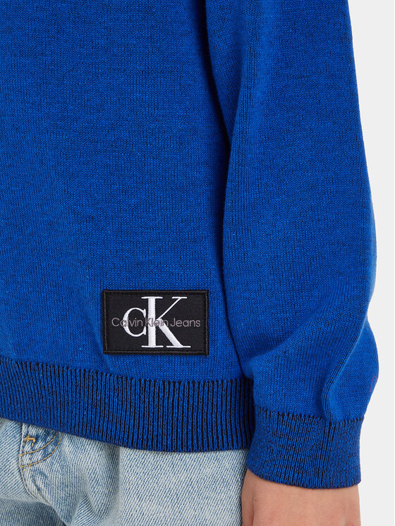 Calvin Klein Jeans Calvin Klein Jeans Džemper IB0IB01868 Plava Regular Fit