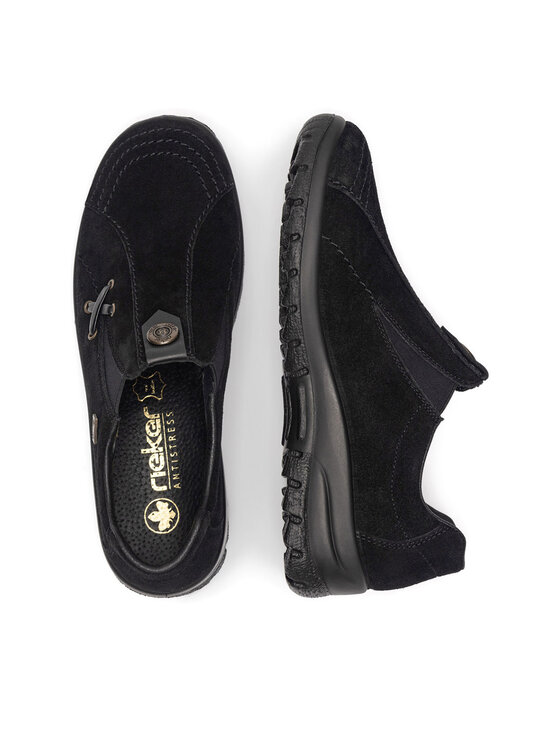 Rieker Rieker Halbschuhe L7171-00 Schwarz