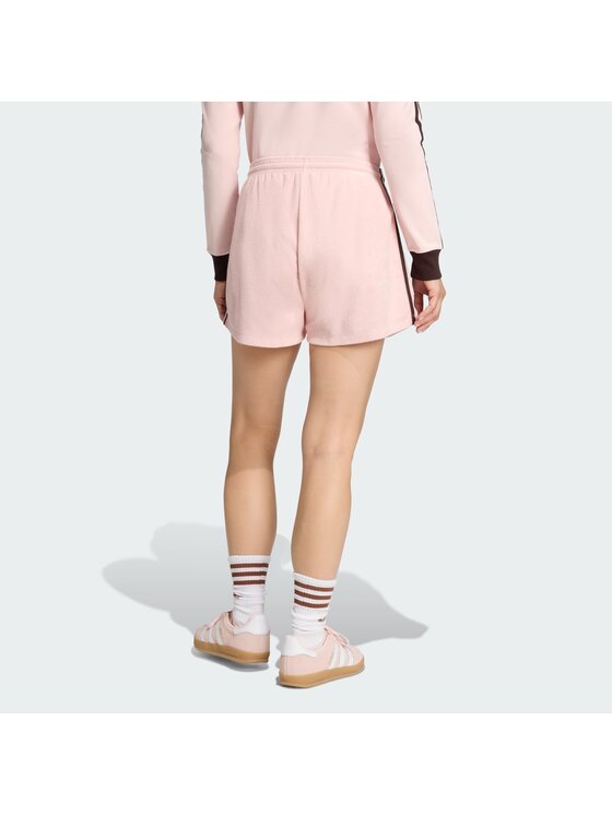 adidas adidas Pantaloncini sportivi Terry Towel Firebird KD1396 Rosa Loose Fit
