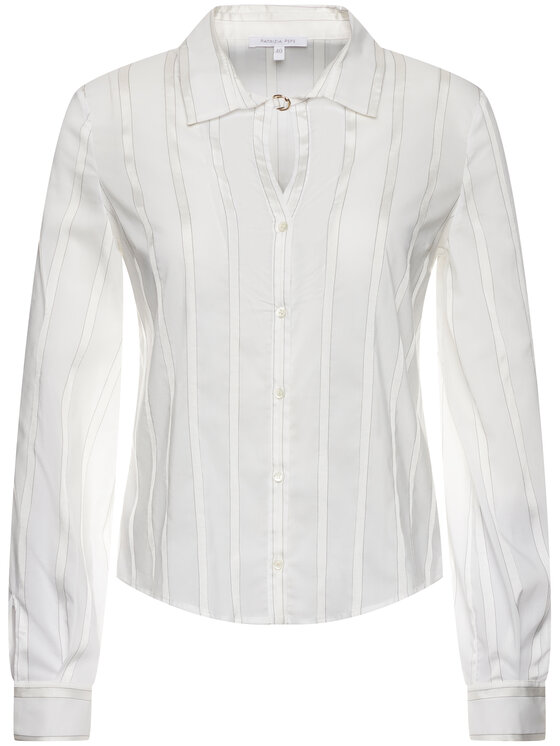 Patrizia Pepe Patrizia Pepe Cămașă Camicia/Shirt 2C1127/A3ZC-X2IN Alb Regular Fit