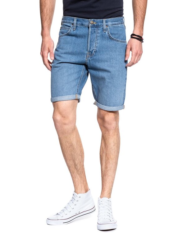 Lee Lee Pantaloncini di jeans 5 POCKET SHORT Blu Regular Fit