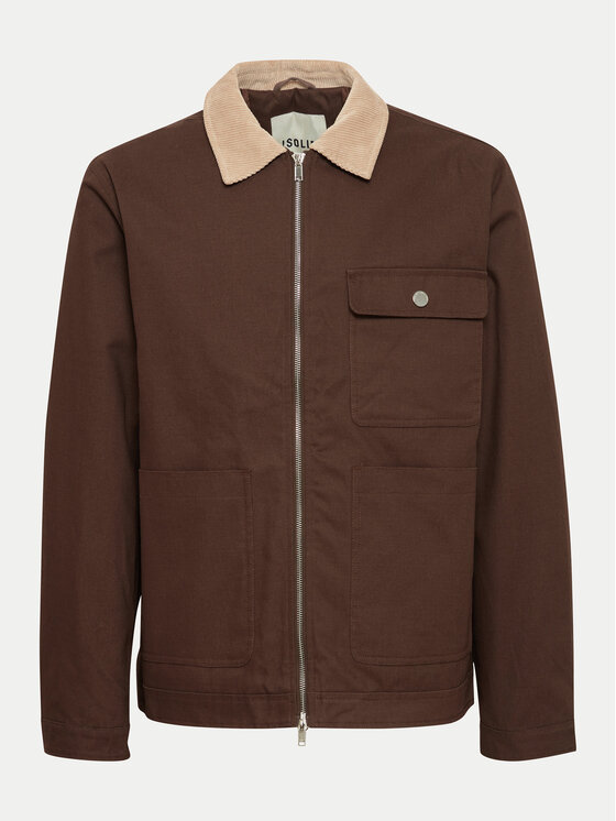 Solid Solid Prechodná bunda 21107829 Hnedá Regular Fit