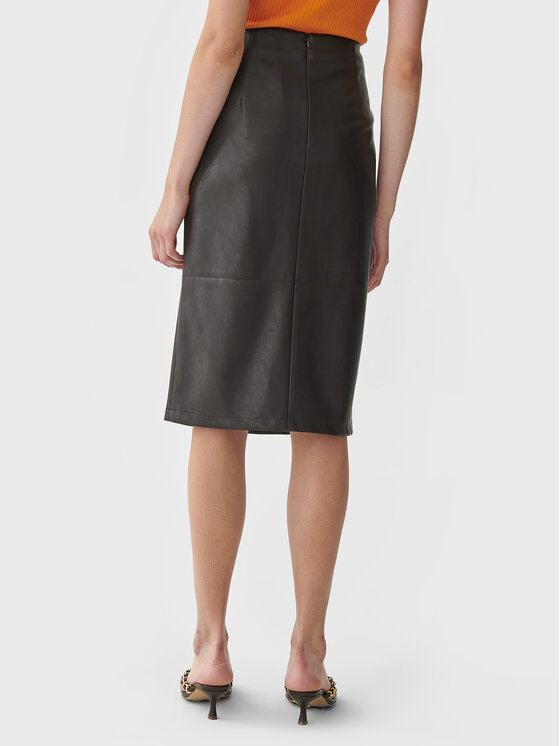 Gonna in similpelle Zamoa T2217.174 Marrone