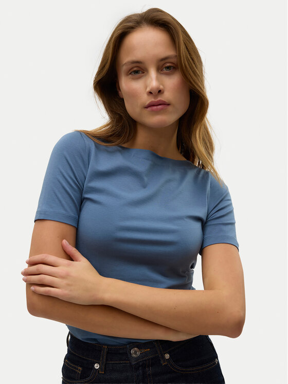 Vero Moda Vero Moda Marškinėliai Panda 10231753 Mėlyna Regular Fit