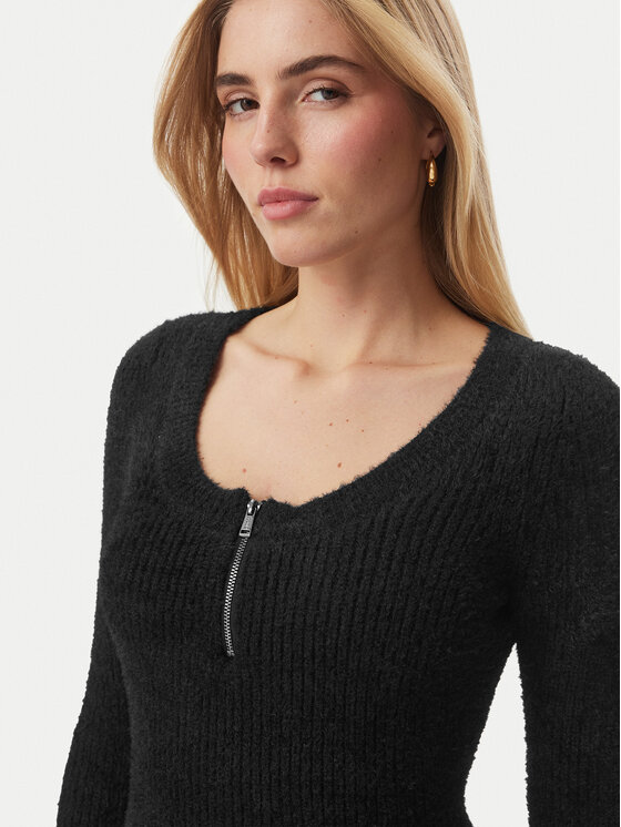 Guess Guess Φόρεμα υφασμάτινο W6BK89 Z1921 Μαύρο Regular Fit