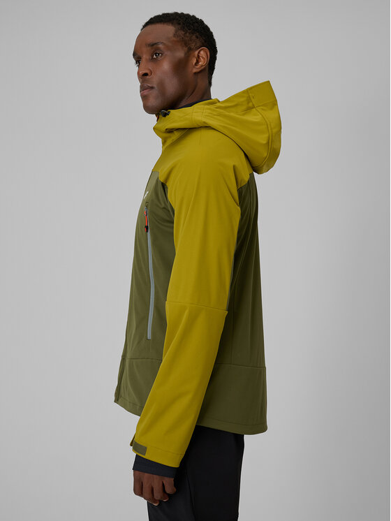 4F 4F Kurtka przejściowa TREKKING Khaki Regular Fit
