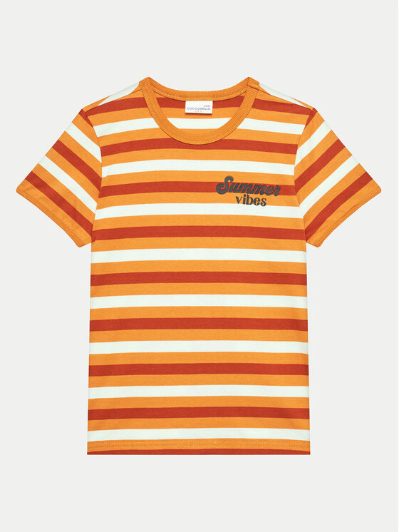 Coccodrillo Coccodrillo Tricou WC4143203HBJ Portocaliu Regular Fit