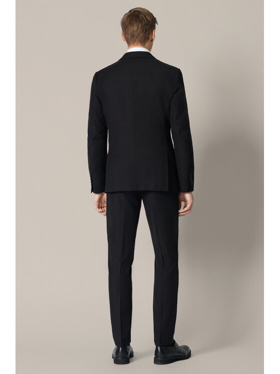 Lancerto Lancerto Garnitur Brindisi GA073126000004 Czarny Slim Fit