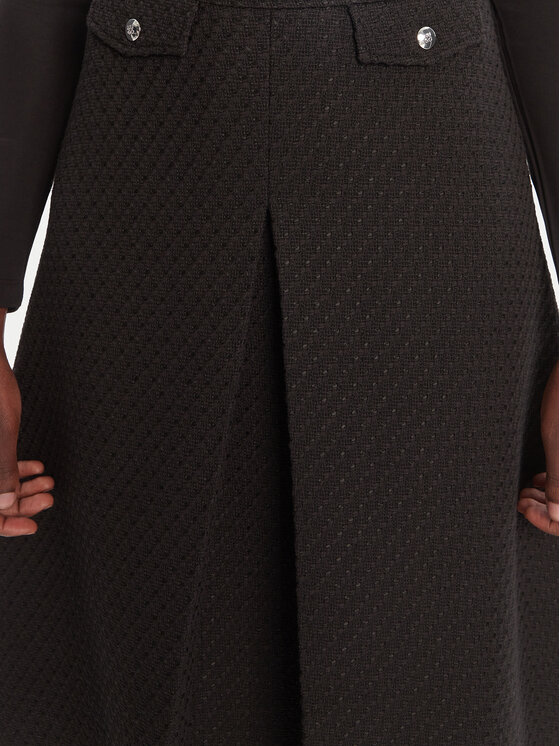 HUGO HUGO Midi sukně Raferi 50542629 982 Černá Regular Fit