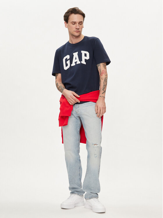 Gap Gap Marškinėliai 856659-04 Tamsiai mėlyna Regular Fit