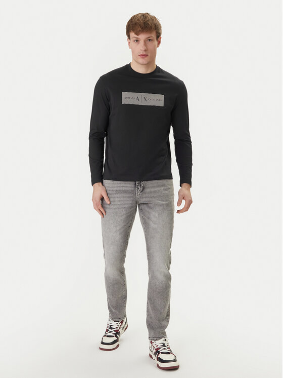 Armani Exchange Armani Exchange Hosszú ujjú XM002820 AF10356 UB101 Sötétkék Regular Fit