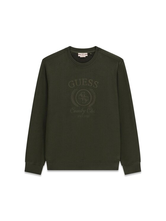 Guess Guess Bluza 182749 Zielony Classic Fit