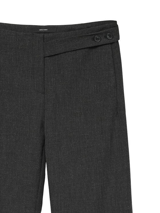Vero Moda Vero Moda Auduma bikses Bestie 10333960 Pelēks Wide Leg