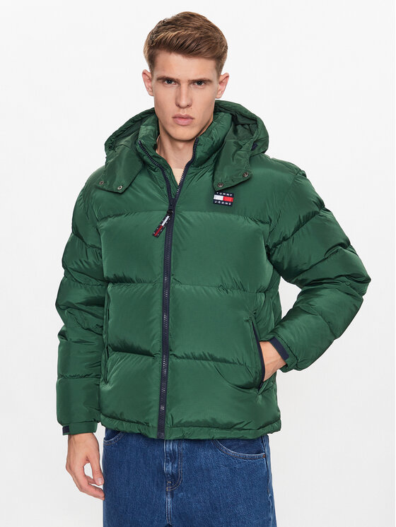 Tommy Jeans Doudoune Alaska DM0DM15445 Vert Regular Fit | Modivo.fr