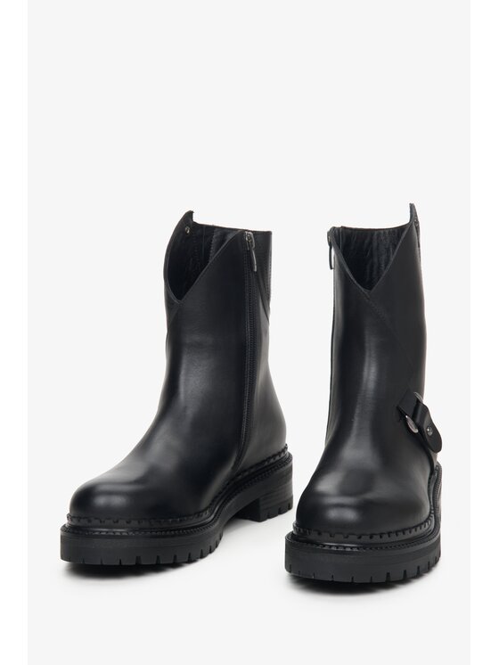 Estro Estro Μποτάκια ER00114045 Μαύρο