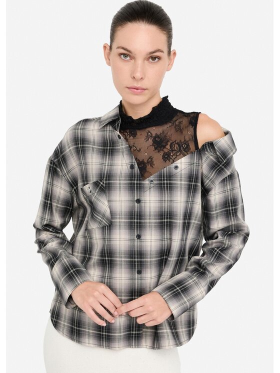 Liu Jo Liu Jo Camicia MF5325T107AT9236 Nero Regular Fit