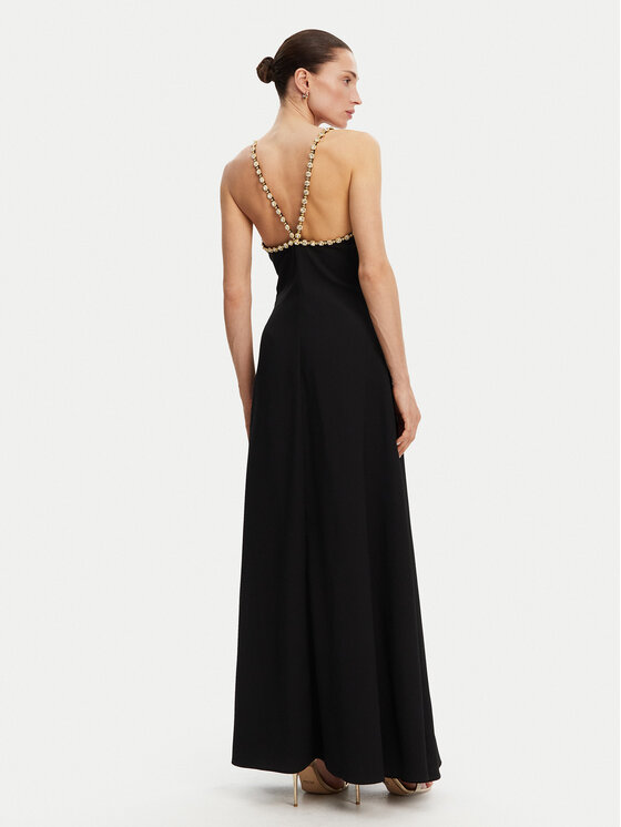 Silvian Heach Silvian Heach Abendkleid GPP25320VE Schwarz Regular Fit