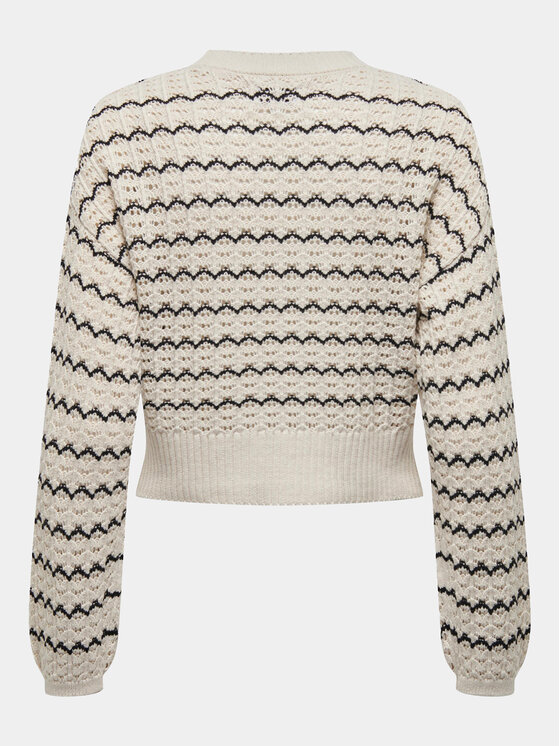 ONLY ONLY Sweter Asa 15310527 Beżowy Regular Fit