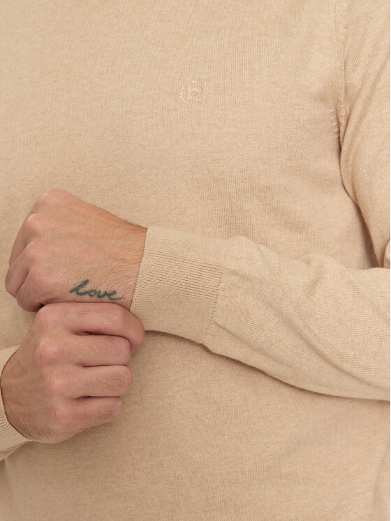 Bugatti Bugatti Rollkragenpullover 7700 65520B Beige Regular Fit