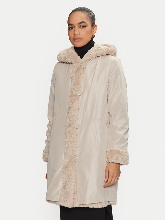 Joseph Ribkoff Joseph Ribkoff Futro 243903 Beżowy Loose Fit