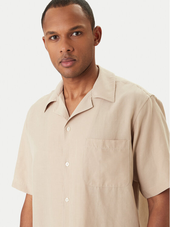 Guess Guess Cămașă F6GH01 WN202 Bej Regular Fit