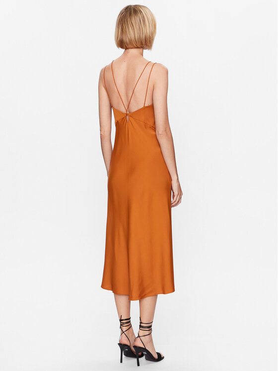 Calvin Klein Calvin Klein Ikdienas kleita K20K205865 Brūns Regular Fit