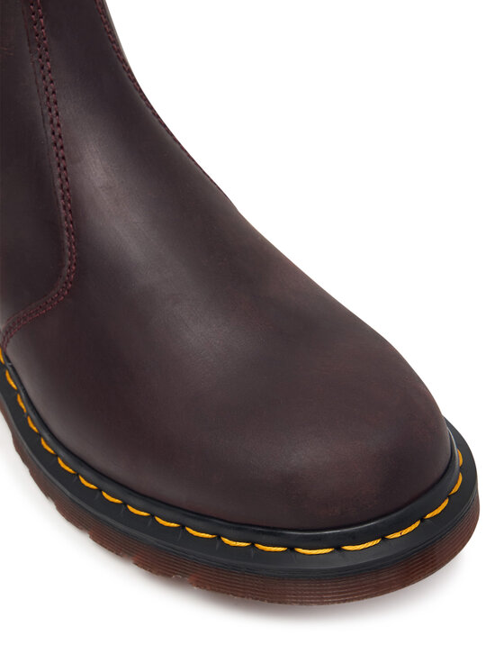 Dr. Martens Dr. Martens Kotníková obuv s elastickým prvkem 2976 YS Crazy Horse  DM27486600 Bordó