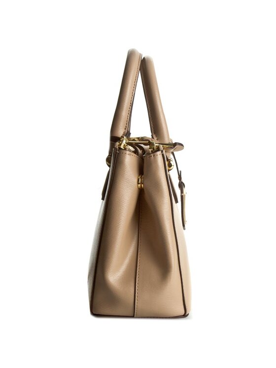 Lauren Ralph Lauren Sac a main Mini Double Zipper Satchel N91 L2326 RL210 XW4LR Beige Modivo