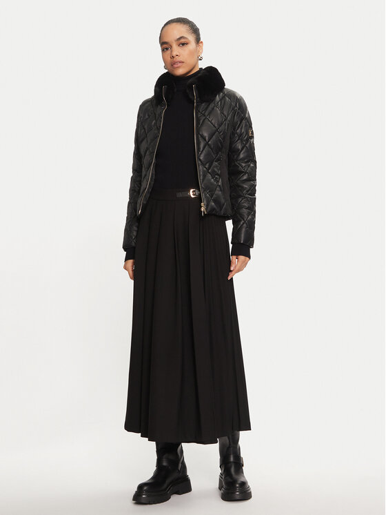 LOLA CASADEMUNT LOLA CASADEMUNT Зимно яке LF2401018 Черен Regular Fit